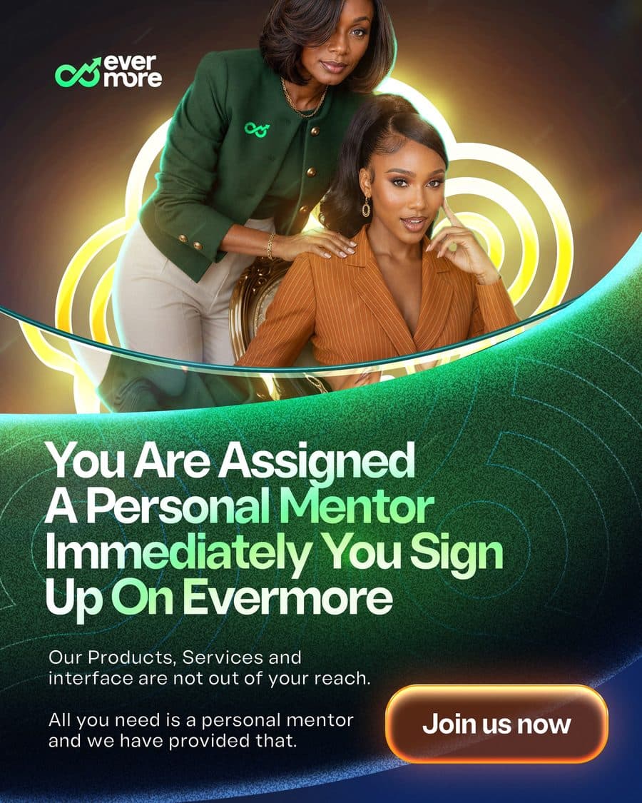 An Evermore member with her personal mentor — every Evermore member gets a personal mentor assigned immediately after signing up